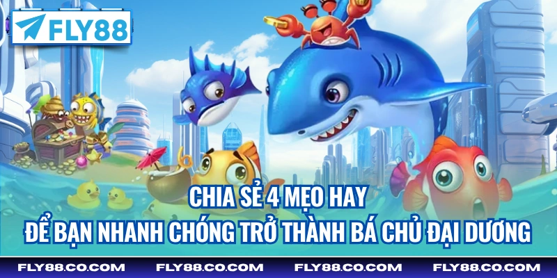 Chia sẻ 4 mẹo hay để bạn nhanh chóng trở thành bá chủ đại dương